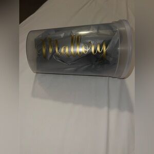 Personalized Tumbler with Gold Lettering